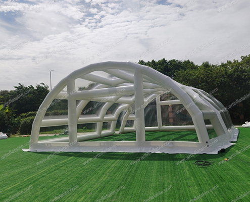 Waterproof inflatable tent for outdoor swimming pool, perfect for protection